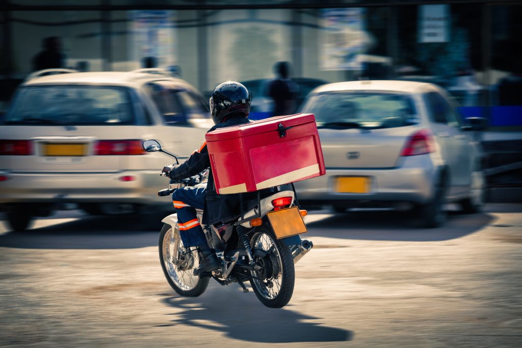 Employing Ugandan Bike Riders In German