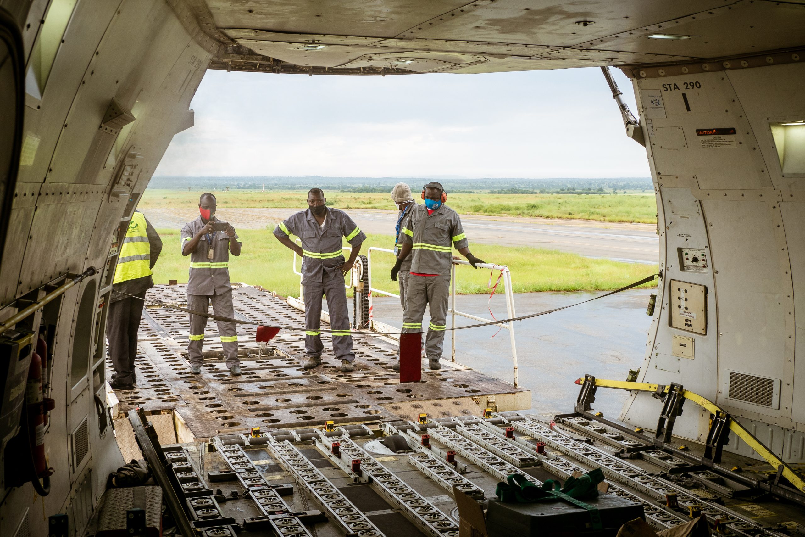 Ugandan Air Airport Cargo Handlers